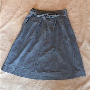 GAP Light Blue A-Line Skirt